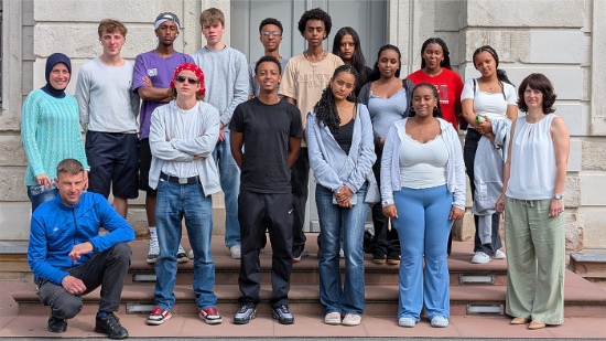 Schülerinnen und Schüler der deutschen Botschaftsschule Addis Abeba